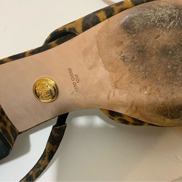Veronica Beard Cecile Slinback Pumps Leopard Print Size 10 - Picture 11 of 11